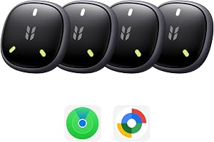 UGREEN FineTrack Mini Duo 2 Tracker kompatibel med iOS och Android, 1-pack | GPS-tracker med 110dB signalton, Lysande design, IP68, Nyckelfinnare för resväskor, nycklar, ryggsäckar mm.