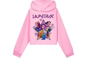Minhuaha Girls Long Sleeves Hoodie Kids Cartoon Jumper