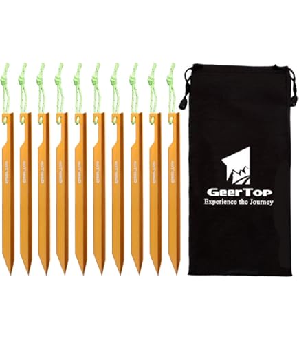 Piquet De Tente 22 Sardines De Tente En Aluminium - 18cm - Pour Camping, Jardin, Bâches - Légères Et Résistantes Pesca Accessori