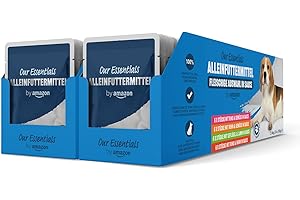 By Amazon - Alleinfuttermittel für ausgewachsene Hunde- Fleischauswahl in Sauce, 4.8 kg, 48 Packungen mit 100g