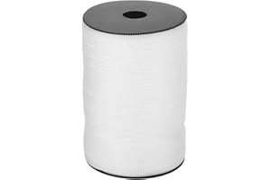 Sourcing Map 4mm Polypropylene Rope, 100m Nylon Braided Rope, White, For Clothesline, Camping, Hiking, Outdoor, Crafts