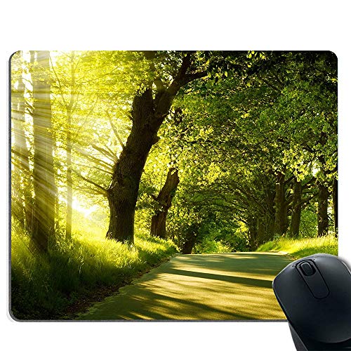 Preisvergleich Produktbild Grüner Baum-, Spiel- und Büro-Mauspad, hochentwickelte, wasserdichte Mauspad mit rutschfester und präziser Geschwindigkeits-Gummibasis, mit Anti-Rutsch-Funktion, geeignet für Computer, PCs und Laptops