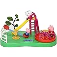 Peppa Pig Peppa's Playground Playset with Sound Effects, Includes 3 Figures, Preschool Toy for Girls & Boys 3 Years and Up, Birthday Toys for Kids