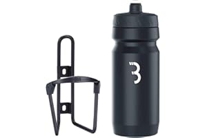 BBB Cycling FuelTank And CompTank Bike Water Bottle Holder With BPA-free Bike Water Bottle I Bike Bottle Cage And Bottle Set I Universal Fit 550ml I BBC-03C