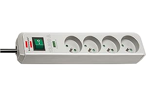 Brennenstuhl 1153954314 Listwa Zasilająca, Szary, ‎6 x 8,5 x 30,5 cm; 426 g