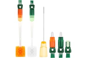 winbest Bottle Brush, Set of 5 Long Handle Bottle Brush, Bottle Brush Cleaner Pack for Baby Bottles, Water Bottles, Tumblers