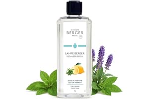 MAISON BERGER Lampe Berger Zest of Verbena Home Fragrance, Plastica, Grigio, 25 x 14.5 x 21