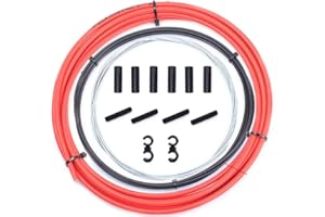 MIMOKE kit di cavi per deragliatore per bicicletta, set di alloggiamenti per cambio bicicletta Sram Road MTB kit di ricambio per cavo deragliatore