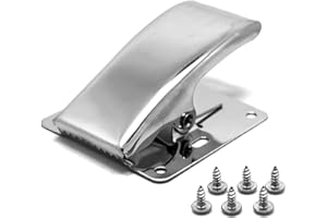 SAMSFX Fillet Clamp Deep-jaw Fish Tail Clip with Mounting Base for Fish Cleaning Fillet Bait Fishing Board