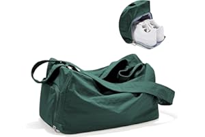 WASSDINS Bolsa Deporte Mujer, Bolsas De Deporte Mujer Hombre con Compartimento de Zapatos y Pocket Wet, Bolsa Deporte Pequeña Bolsa De Viaje Mujer, Bolsa Gym Duffle Bag Women Men