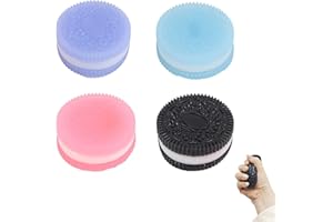 EOAMGO 4 Stück Taba Squishy, Fufu Squishy, Squishy Squeeze Spielzeug, Keks Stressabbau Spielzeug, Ultraweiches Dekompressions Entlüftungsspielzeug, Antistress Spielzeug