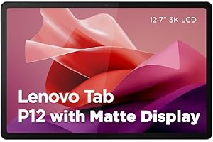 Lenovo Tab P12 Android Tablet | 12 inch 3K LTPS Matte Display | 128GB | Wi-Fi 6 | 8GB RAM Tab Pen Plus | Sage