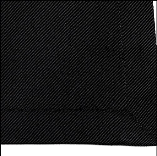 CAOLATOR Unisex Taille-Schürze Kochen kurze Schürze Kellner-Schürze mit Doppel-Seitentaschen Gaststätte-Bistro-Fertigkeit-Garten-halben Schürzen (Schwarz) - 4