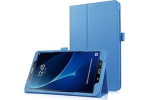 Sotefe® Etui Samsung Galaxy Tab A6 7.0'' Hülle - Flip Cover Case Schutzhülle Tasche Hülle für Samsung Galaxy Tab A 7.0 2016 SM-T280/T285 + Displayschutz - Blau