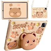 Fogy Xiaomi Mi Pad 7/Pad 7 Pro/Mi Pad 8/8 Pro/Poco Pad X1 11,2 In&ccedil; ile Uyumlu Cute Dolls &Ccedil;ocuklar i&ccedil;in Standlı Karkterli Yumu