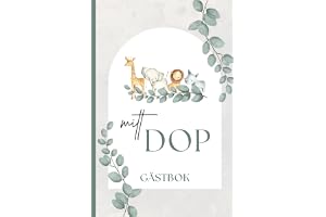 Mitt dop: Premium Gästbok och minnesalbum | för 40 gäster | Fotoalbum | Utrymme för meddelanden, råd, önskemål | Swedish | Svenska