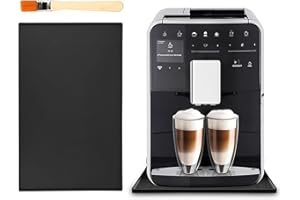 CRESBEL Silikonowa podkładka do ekspresu do kawy, antypoślizgowa, akcesorium dla baristy, wodoodporna, nie przecieka, do kuchni, 48 x 30 cm