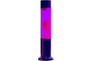Nova Colour 15" Sensory Relaxing Lamp (Purple) with Purple Liquid Pink Wax