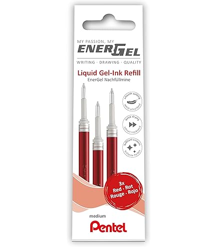Pentel Energel Refill – Viola (12 pezzi