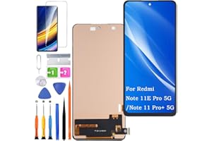 HLYGZX Replacement Display for Xiaomi Redmi Note 11 Pro+ 5G LCD Screen TFT, for Redmi Note 11E Pro 5G Display Screen Touch Digitizer Assembly Repair Parts Kit