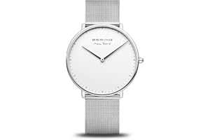 BERING męski analogowy zegarek kwarcowy z bransoletką ze stali szlachetnej 15738-004