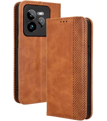 Dedux Portafoglio Custodia Cover per Realme GT7 PRO (Realme GT 7 PRO), Cover Biglietti Visita Pelle Retro con Chiusura Magnetica Premium Pu Flip. Rosso