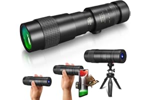 10-30x40mm Monocular Telescope, BILLION DUO HD High Power FMC BAK4 Prism Zoom Monocular Waterproof Telescope Scope for Adults Kids with Smartphone Adapter & Tripod for Bird Watching Camping Traveling