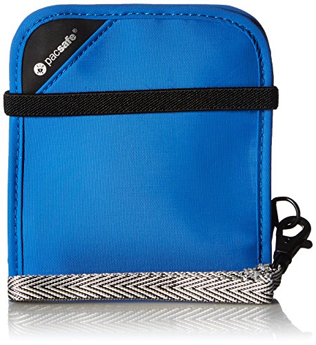 Preisvergleich Produktbild Pacsafe RFIDsafe V100, blockierender Geldgürtel mit RFID-Diebstahlschutz, blau (Blau) - PAC10556_2_Bleu / 600