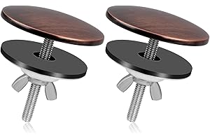 XIHIRCD 2 Szt Pokrywa Otworu Zlewu Kuchennego, Stop Cynku Stal Nierdzewna Korek Zlewu Kuchennego Pokrywa Uszczelniajaca Korek Zlewu Pokrywa Otworu Zlewu do Zlewu Kuchennego (Braz)