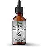 High Strength Fulvic Acid Liquid 30ml – Humic Mineral Complex for Gut Health, Detox & Cleanse Support – 33 Organic Amino Acid
