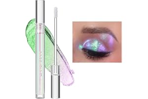 BELIKY GIRL Multichrome Lidschatten-Flüssigkeit, Metallic-Chamäleon-Glitzer-Schimmer-Metallfarbene, leuchtende, flüssige Lidschatten, funkelnder, hochpigmentierter, langanhaltender Lidschatten (GX013)
