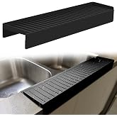 Supvox 4x20 inch Silicone Sink Edge Protector Splash Guards Countertop | Sink Splash Guard, Water Stopper for Kitchen Slab, G