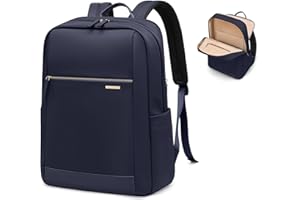 GOLF QUALITY Zaino PC Portatili 15.6 Pollici,Grande Zaino Donna Uomo Porta PC, Backpakc Computer da Business Notebook Viaggio Ufficio, Blu navy