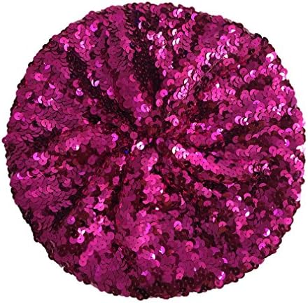 Sparkle Sequine Adjustable Beanie Beret Hat