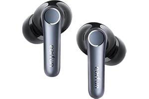 EarFun Air Pro 4 bezprzewodowe słuchawki Bluetooth, adaptacyjne słuchawki z redukcją szumów, aptX Lossless, Hi-Res Audio, LDAC, 6 mikrofonów, bateria 52 godzin, wielopunktowy, Bluetooth 5.4