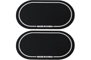 SPYMINNPOO 2-Pack Drum Dampening Patches, Professional PET Drumhead Protectors with Overtone Control for Practice & Performance