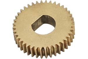 GuidNaurys 0,7 modul 11 tänder Koppar kugghjul 3x2,5 mm D Hål Raka tänder Pinion 9,1 mm Diameter 5 mm tjockt platt kugghjul