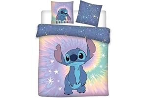 AYMAX Parure de lit - STCH - Arc En Ciel - 240 cm x 220 cm