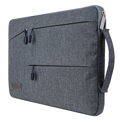 XGUO Traveller Serie-Macbook/Surface/iPad Pro/Matebook 11.6-15.4 Zoll Tasche MacBook Air Sleeve hülle Macbook Pro Surface Book Waterproof Sleeve Tasche Outdoor Laptop Cover Carring Tasche( Grau,13.3 Zoll) - 7