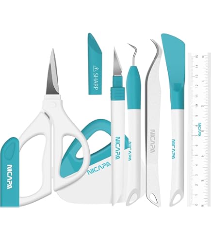 Vinyl Weeding Tool Kit - 5-Piece Precision Craft Set For Cricut, Silhouette, Siser & Oracal Vinyl