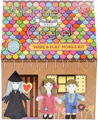 The Crafty Kit Co. Sewing Kit-Fairy Tale Mobile-Hansel &amp; Gretel