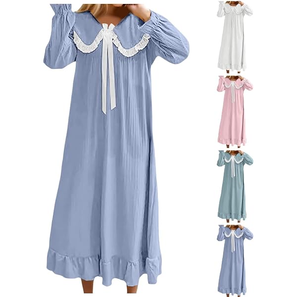 Generisch Camicia Da Notte Da Donna A Maniche Lunghe, In Generisch Camicia Da Notte Da Donna A Maniche Lunghe, In