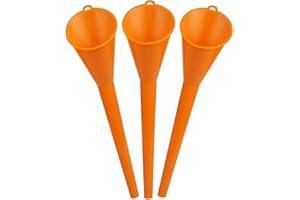 Larcele 10inch/26cm Plastica Collo Lungo Multi Scopo Imbuto 3 Pezzi JYLD-01