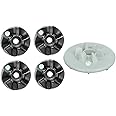 QemiQ Retail® Mixer Grinder- Stainless Steel Blade- Set with Coupler -Suitable for All Panasonic (Jar Coupler+Motor Coupler 4+1 Unit)