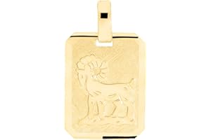 My Gold Pendentif Signe du Zodiaque (Sans Chaîne) Or Jaune Véritable Or 333 (8 Carats) 21mm x 12mm Signes du Zodiaque Horoscope Gaudino MOD-04400
