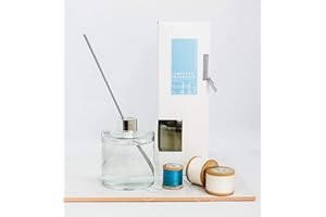 JAMES & CO FRAGRANCE James & Co No.10 Cotton (Cotton & Linen) 300ml Home Fragrance Reed Diffuser Set