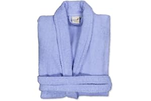 BOSKIMO Peignoir de Bain Unisexe 100% Coton - Peignoir Doux et Absorbant pour Homme et Femme - Avec Capuche