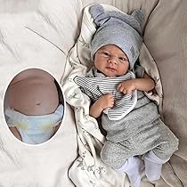 RXDOLL Reborn Babypuppe 45cm - Realistische Silikon Puppe Für Kinder & Sammler