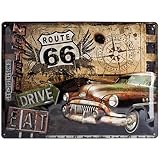 Dieses hochwertige Vintage Blechschild ist eine tolle Dekoration - egal ob für die Küche, im Wohnzimmer oder in der Garage.