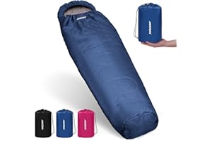 JAICOM Sacco a Pelo Per Adulti - Sacco a Pelo Invernale, Sacco a Pelo Portatile Ultraleggero e Impermeabile [800g/1600g], Ideale per il Campeggio, 4 Stagioni, lo Zaino in Spalla